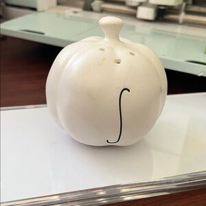 Rae Dunn Cream Ceramic Pumpkin Accent